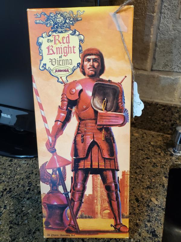 NEW 1963 RED KNIGHT OF VIENNA MODEL KIT