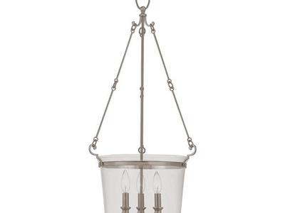 NEW HUDSON VALLEY QUINTON 3 LIGHT CHANDELIER (RETAILS; $824)
