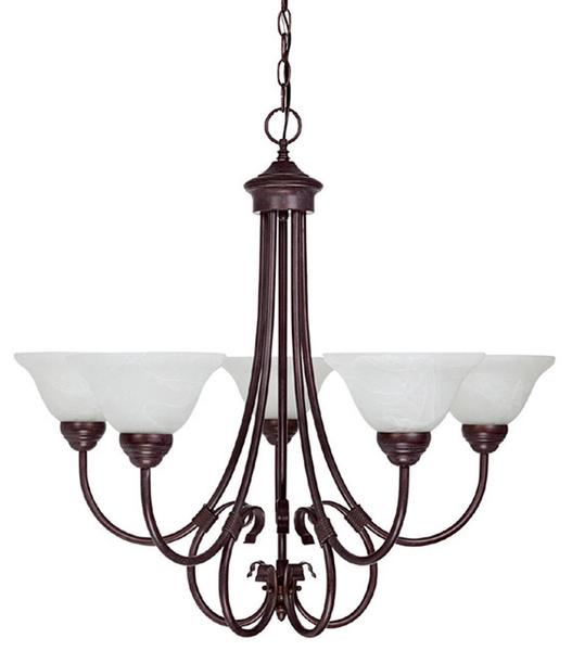 NEW CAPITAL LIGHTING 5 LIGHT CHANDELIER (10 AVAILABLE) RETAILS: $158.00 EACH