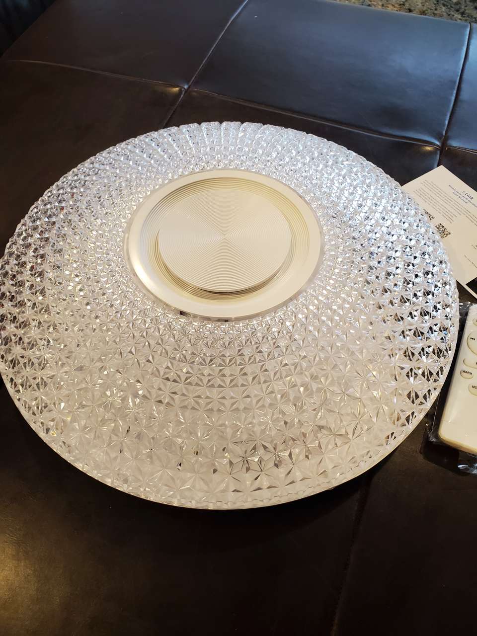 NEW YADKINVILLE LED BLUETOOTH SPEAKER REMOTE LIGHT CHANDELIER (RETAILS; $104.99 EACH) 3 AVAILABLE