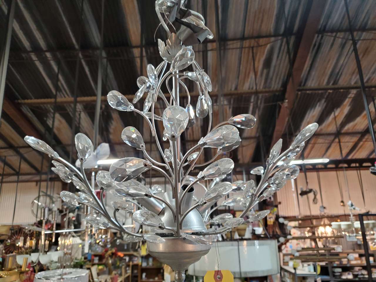 NEW CRYSTAL 4 LIGHT CHANDELIER