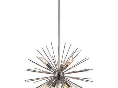 NEW TRANS GLOBE COLLINA 7 LIGHT CHANDELIER (3 AVAILABLE) - RETAILS: $264 EACH