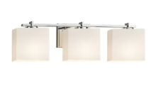 NEW JUSTICE DESIGN GROUP FUSION 3 LIGHT VANITY LIGHT (RETAILS: $278)