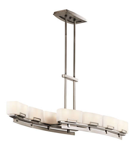 NEW KICHLER LEEDS 16 LIGHT CHANDELIER (RETAIL: $1770.00)