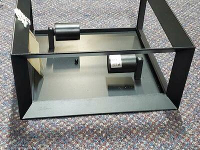 NEW BLACK SQUARE 2 LIGHT FLUSHMOUNT CHANDELIER