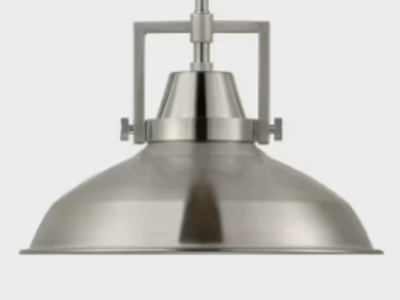 NEW BRUSHED NICKEL PENADNT LIGHT (3 AVAILABLE)