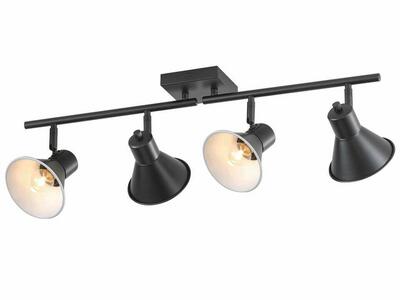 NEW BLACK 4 LIGHT TRACK LIGHT ( 5 AVAILABLE)