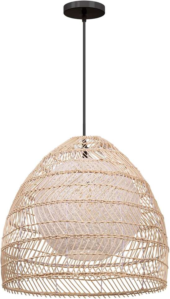 NEW ARTURESTHOME WEAVING RATTAN X-LARGE PENDANT CHANDELIER LIGHT