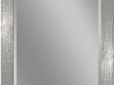 NEW HEAD WEST CHROME TEXTURES MIRROR (RETAILS; $119.99)