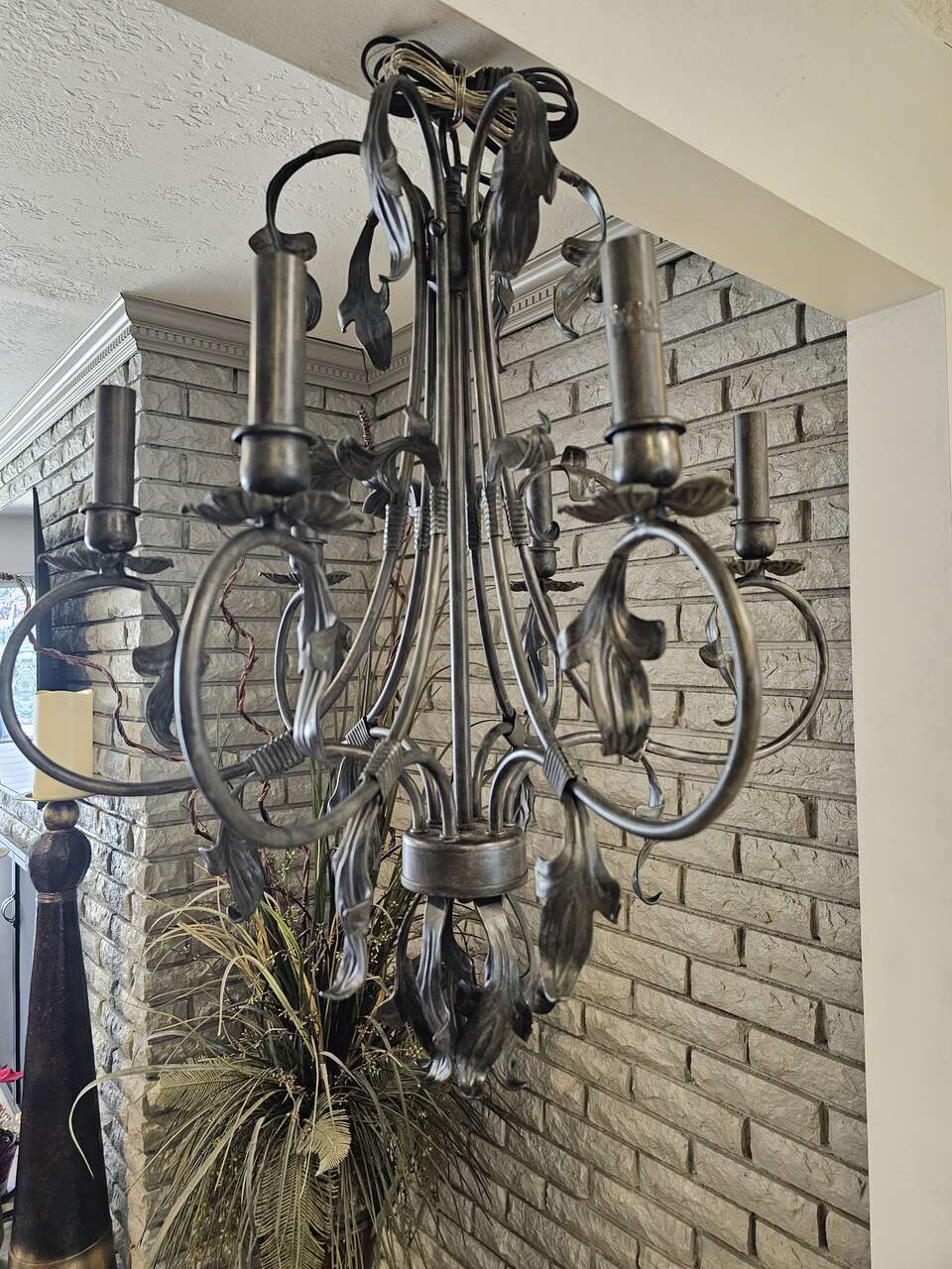 NEW WOODBRIDGE 6 LIGHT CHANDELIER