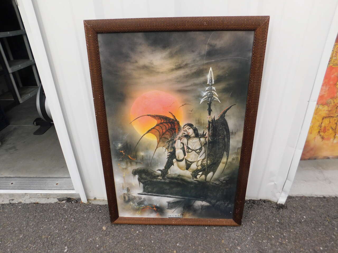 Luis Royo No. 23 Black Bell Art Print