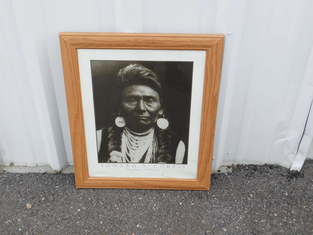 antique native american photograph of Chief Joseph