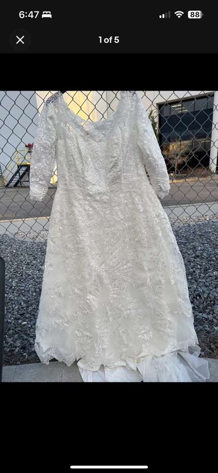 Oleg Cassini Wedding Dress 20W