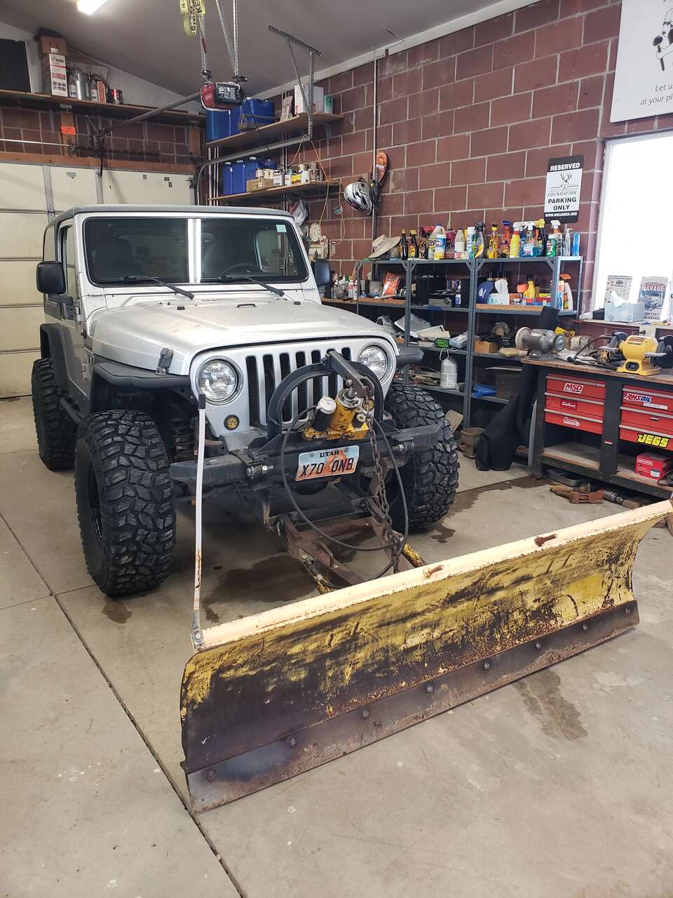 2004 Jeep Wrangler with Snowplow Industrial