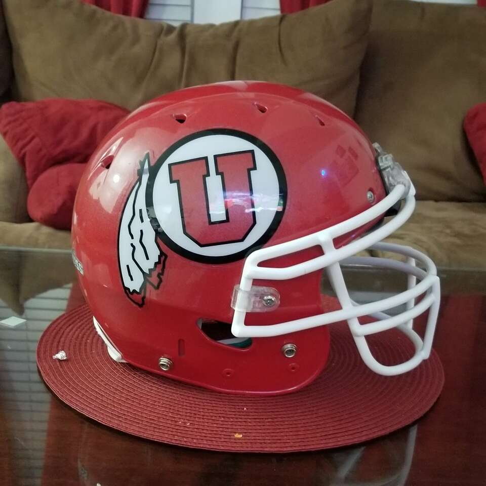 Utah Utes Game Issued Helmet