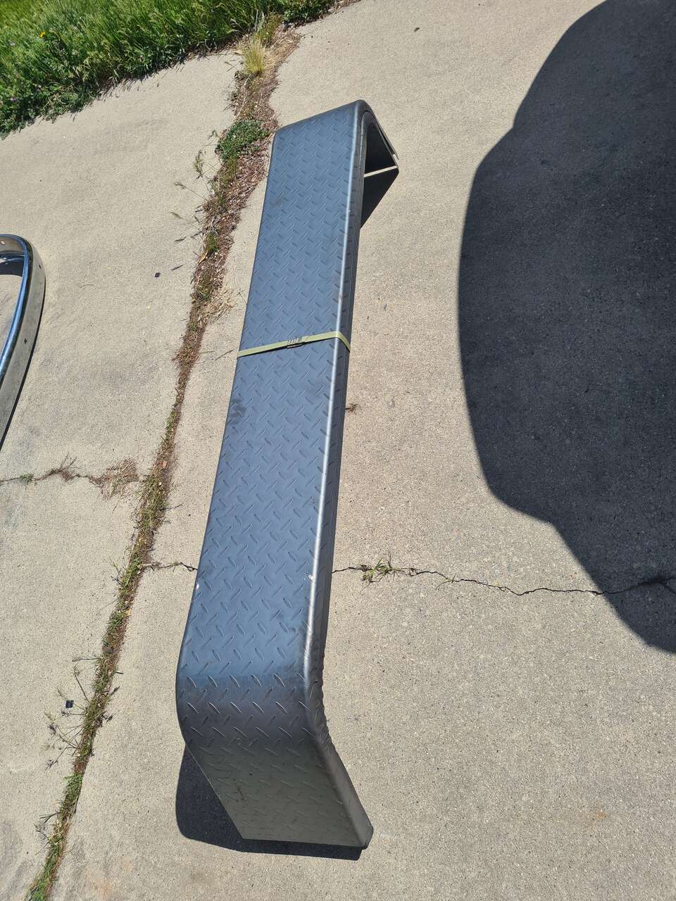 Steel Diamond Tread Plate Tandem Dual Axle Trailer Fenders 72" PAIR