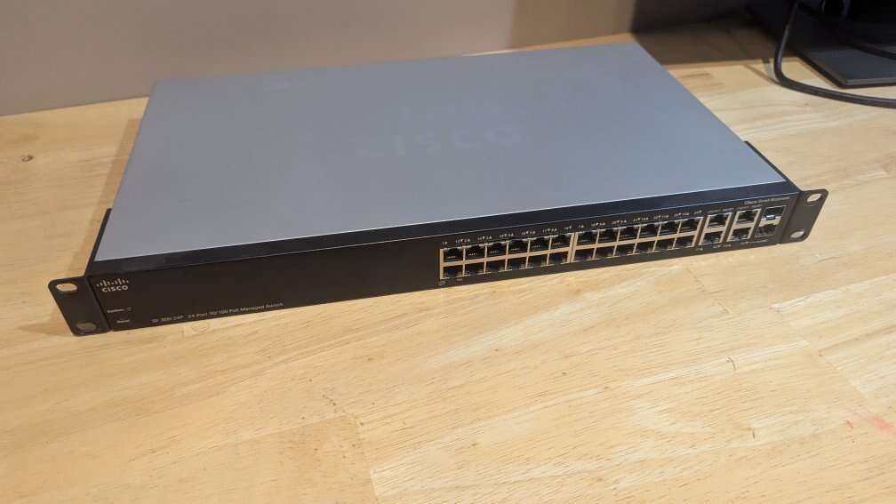 Cisco SF300-24P Managed 24 port POE switch