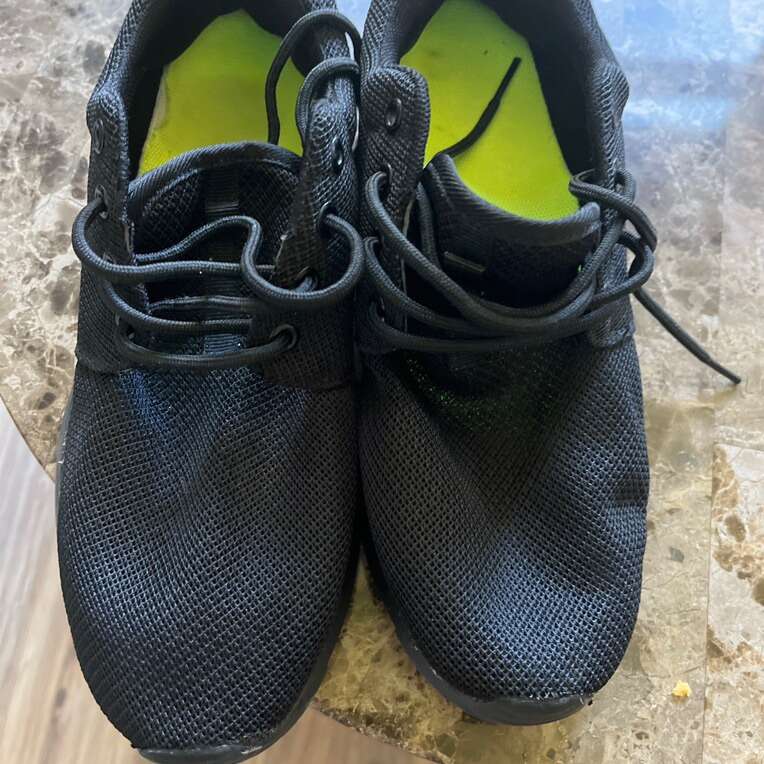 black shoes US size 7, good for APA school s