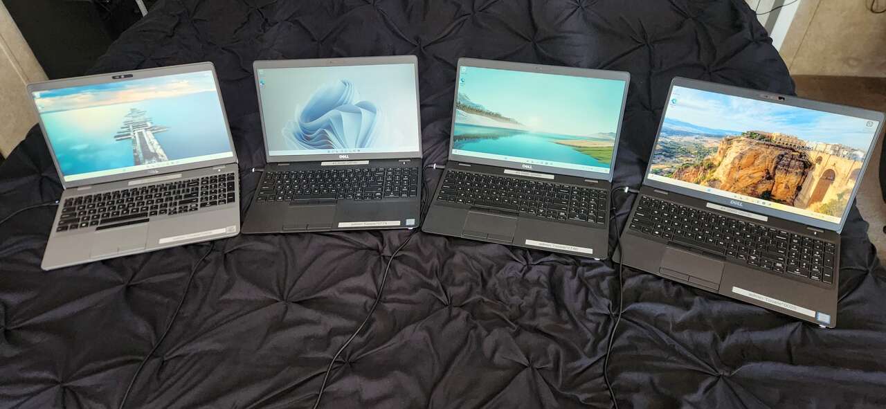 4 Dell Latitude 5500 / 5510 Laptops