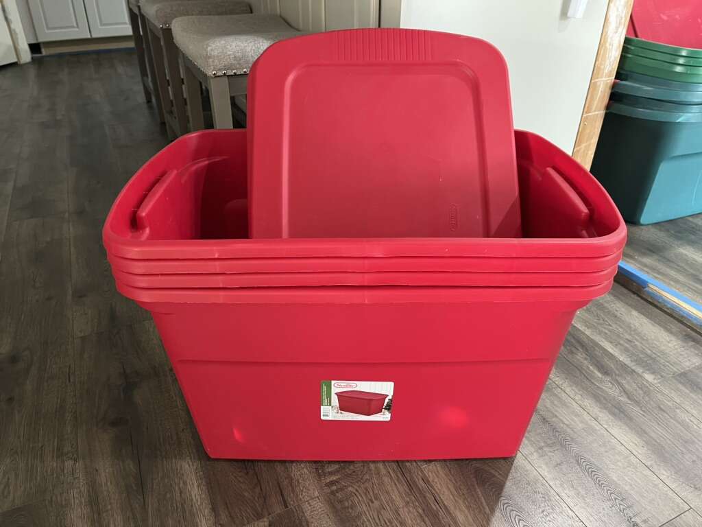 Sterilize Red 30 Gallon Totes Furniture
