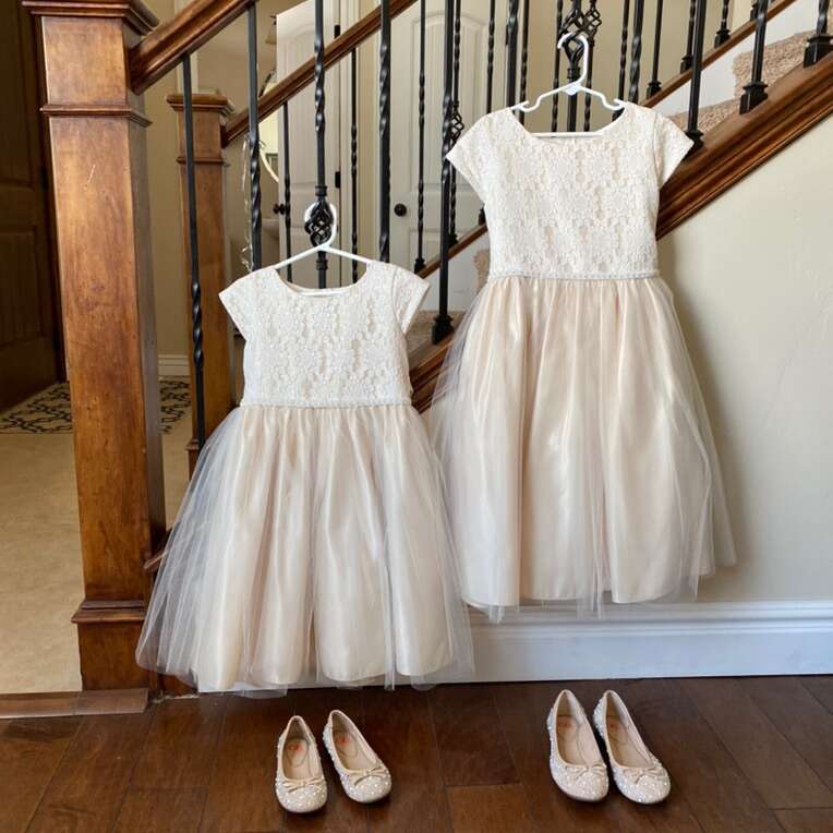 Flower Girl Dresses And Shoes