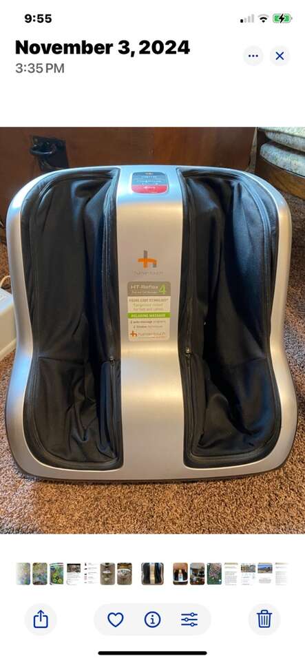 Human Touch HT Reflex4 Calf Foot Massager