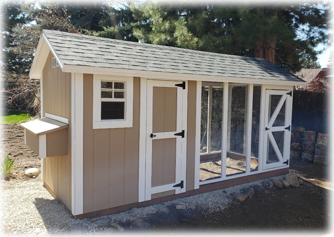 NEW 6' x 12' Chicken Coop with Run (Built on Site) HUGE SALE!