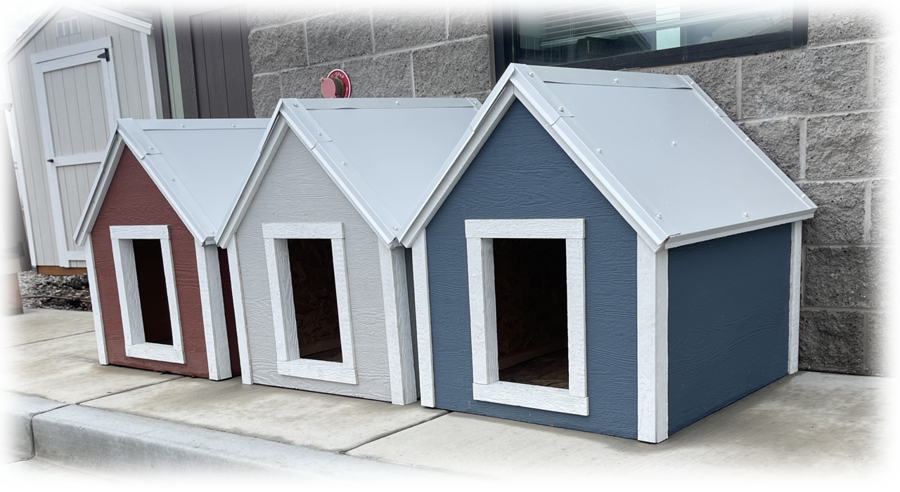 Big insulated outlet dog houses