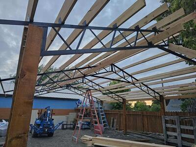 40x50 Pole Barn Trusses