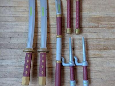 Ninja Turtles soft foam weapons toys