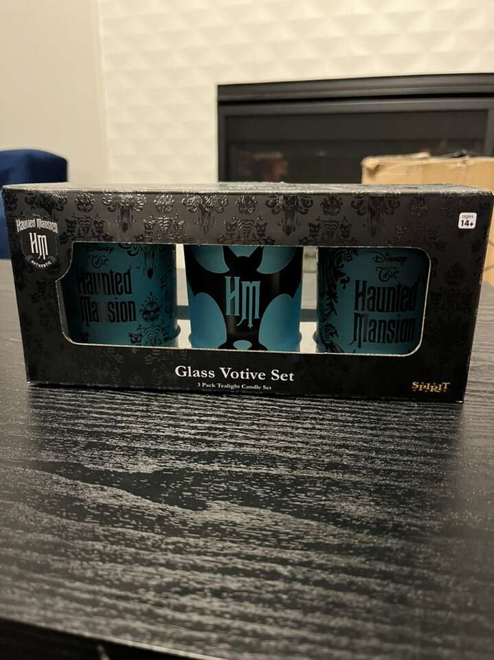 Haunted Mansion 3 Pc Votive candle Holders