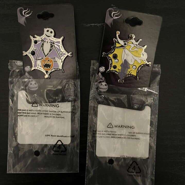 Nightmare Before Christmas 30th Pearl Pins