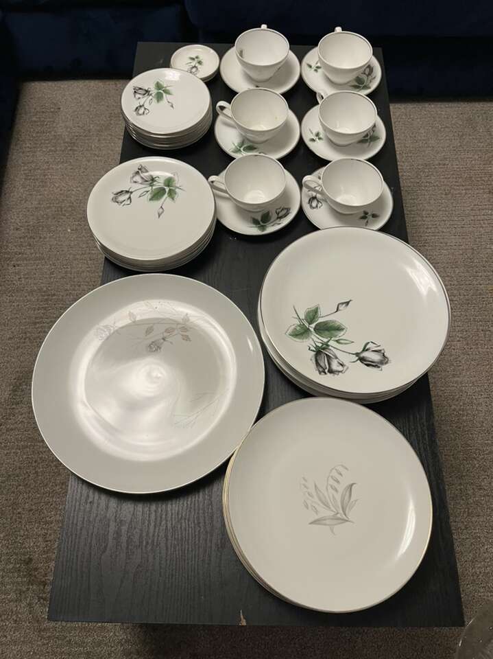 Stonegate Midnight Rose China Set