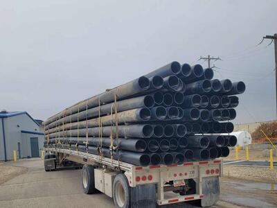 10 inch IPS HDPE poly pipe Mainline/waterline