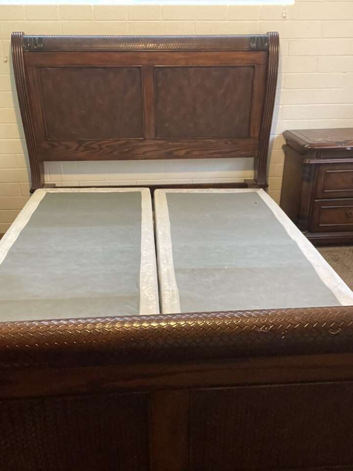 Free Queen Solid Wood Bed Frame FREE
