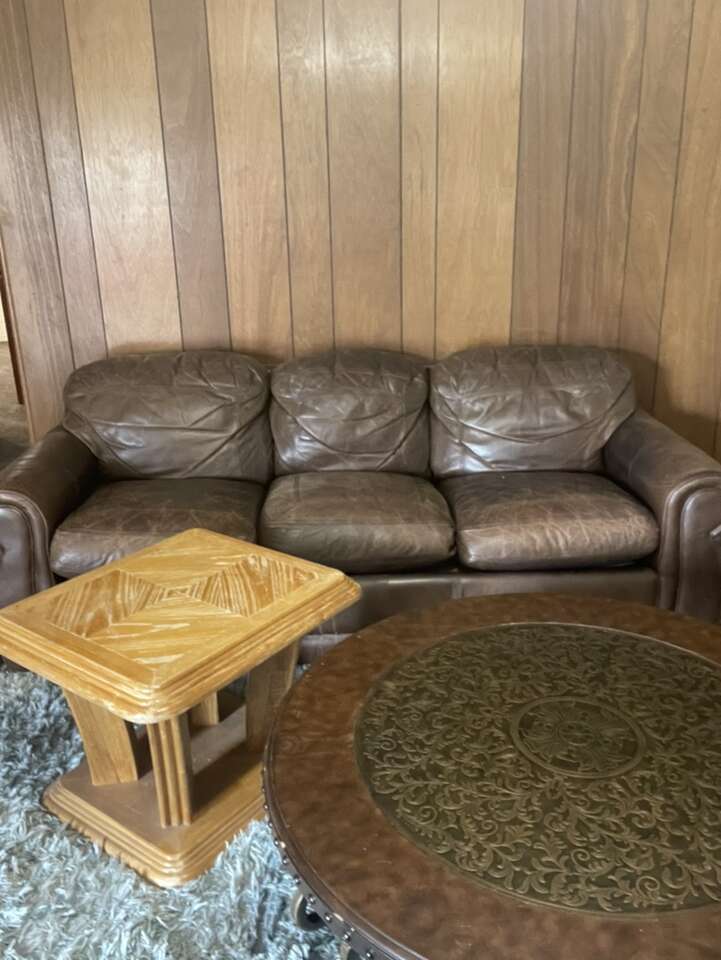 Leather Couch & Chair FREE