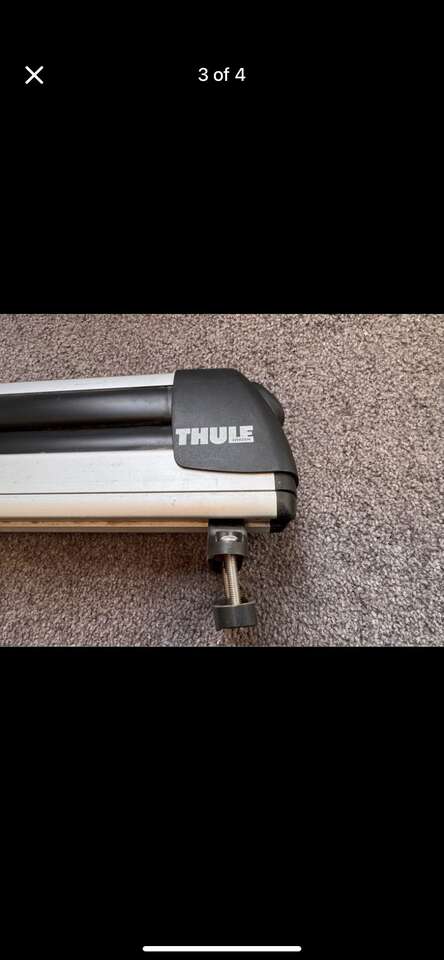 THULE XL EXTENDER SKI RACK 30in & 24in OPENING LOCKS 1KEY