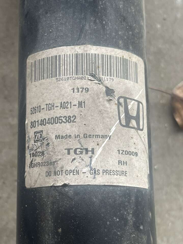 civic type r rear right shock & spring. 2017-2021