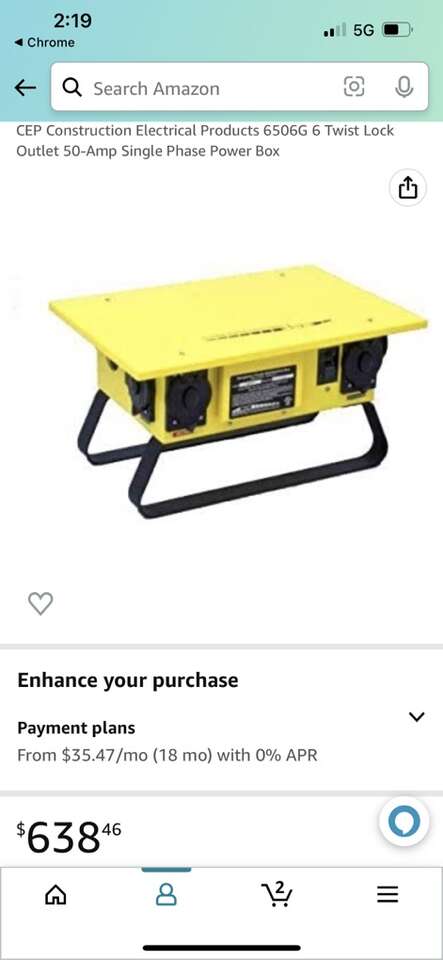 CEP Construction Power Box