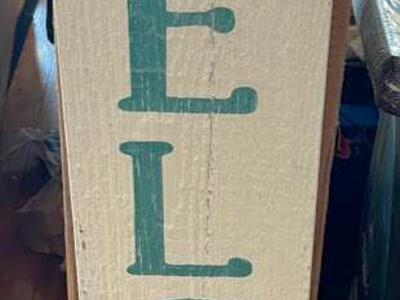 THE ORIGINAL PORCH BOARDS/ WELCOME SIGN