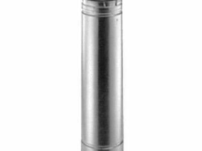 DuraVent 58DVA-36 DirectVent Pro 5" Double-Wall Pipe Length, 36" - Galvanized/