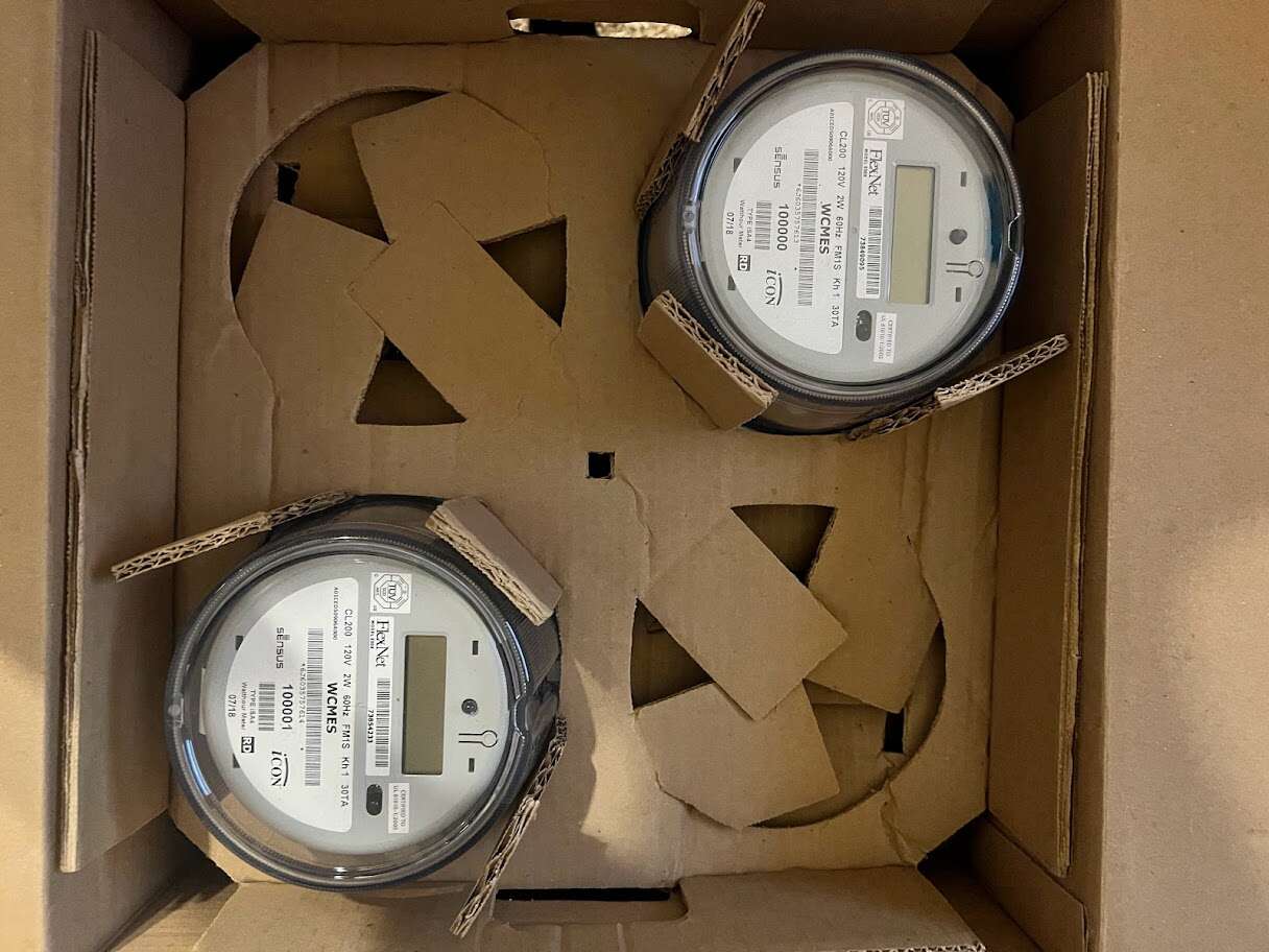 Lot of 2 New Sensus Electronic Watthour meter IconA 2 WIRE/120 VOLTBRAND NEW