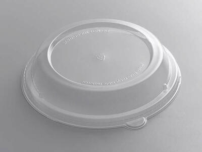 Round Dome Take-Out Lid/ 8 1/4 inch diam/ 2 inch deep/55 lids/Out of box new