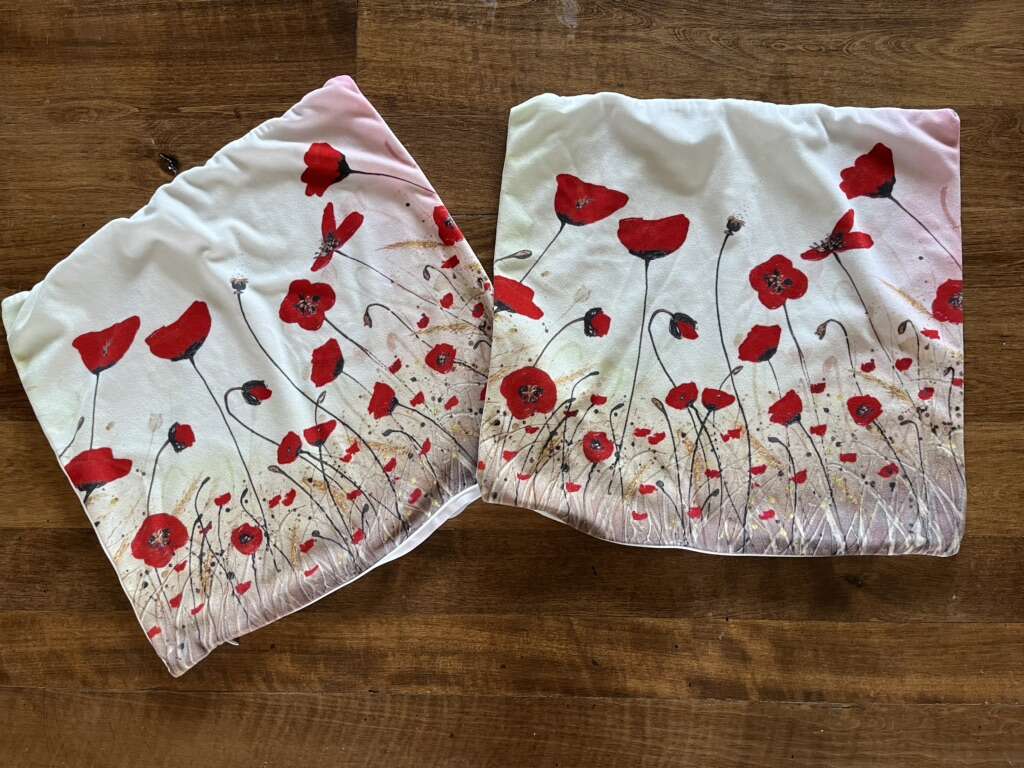 Set Of 2 Poppy Pillow Covers