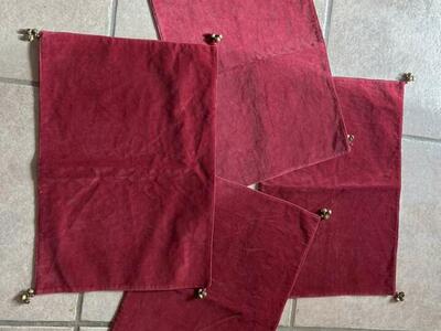 World Market Set Of 4 Jingle Bell Place Mats