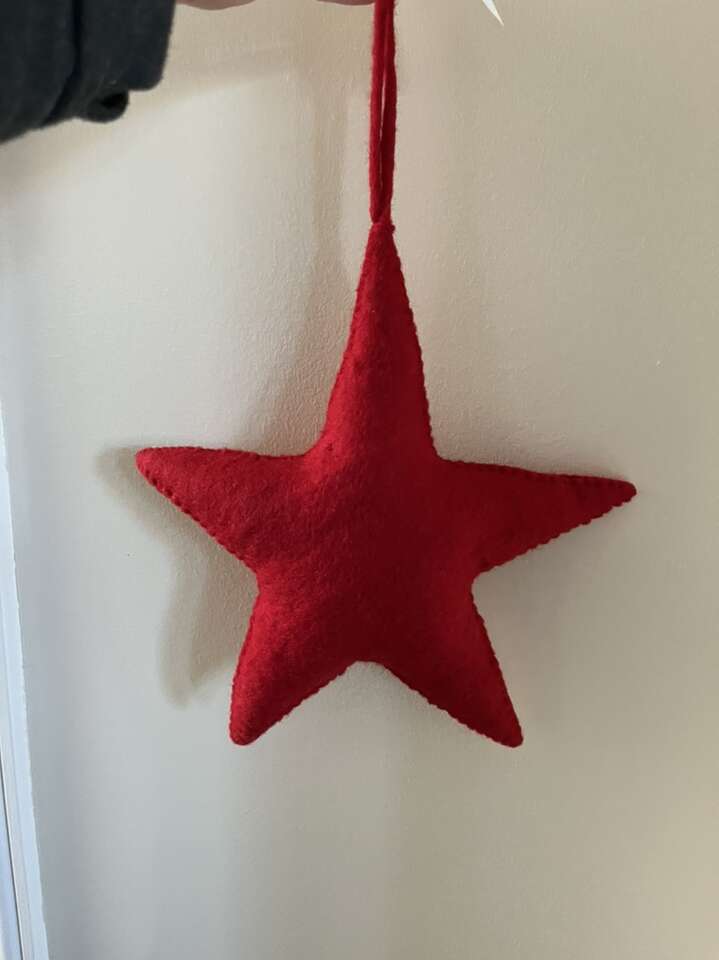 Large Felt Red Star