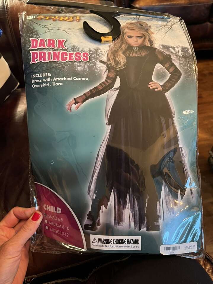 Spirit Brand Dark Princess 6-8 Costume
