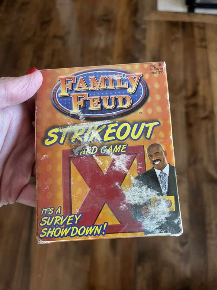 Family Fued strikeout card game