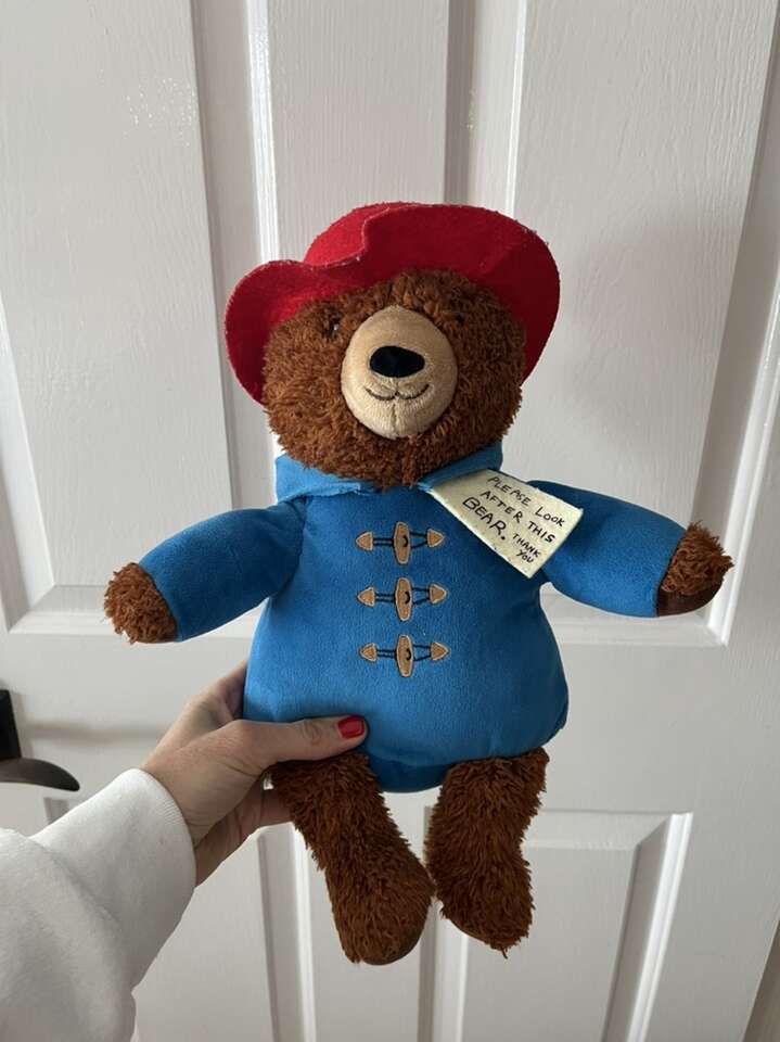 Paddington Bear stuffed animal 14 inches tall