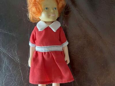 Vintage Annie Doll 8” Tall